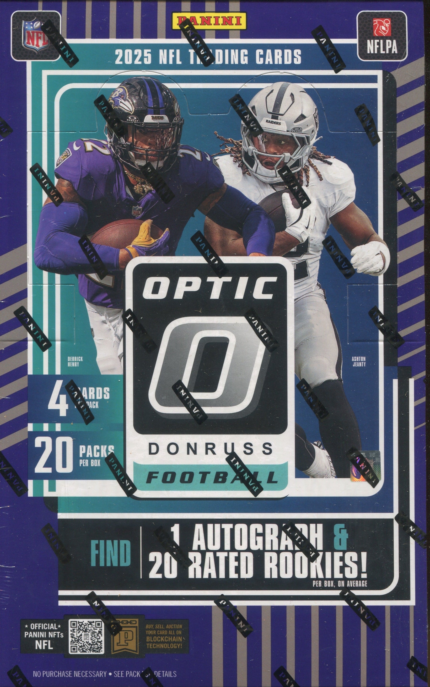 2025 Panini Donruss Optic Football Hobby, Box