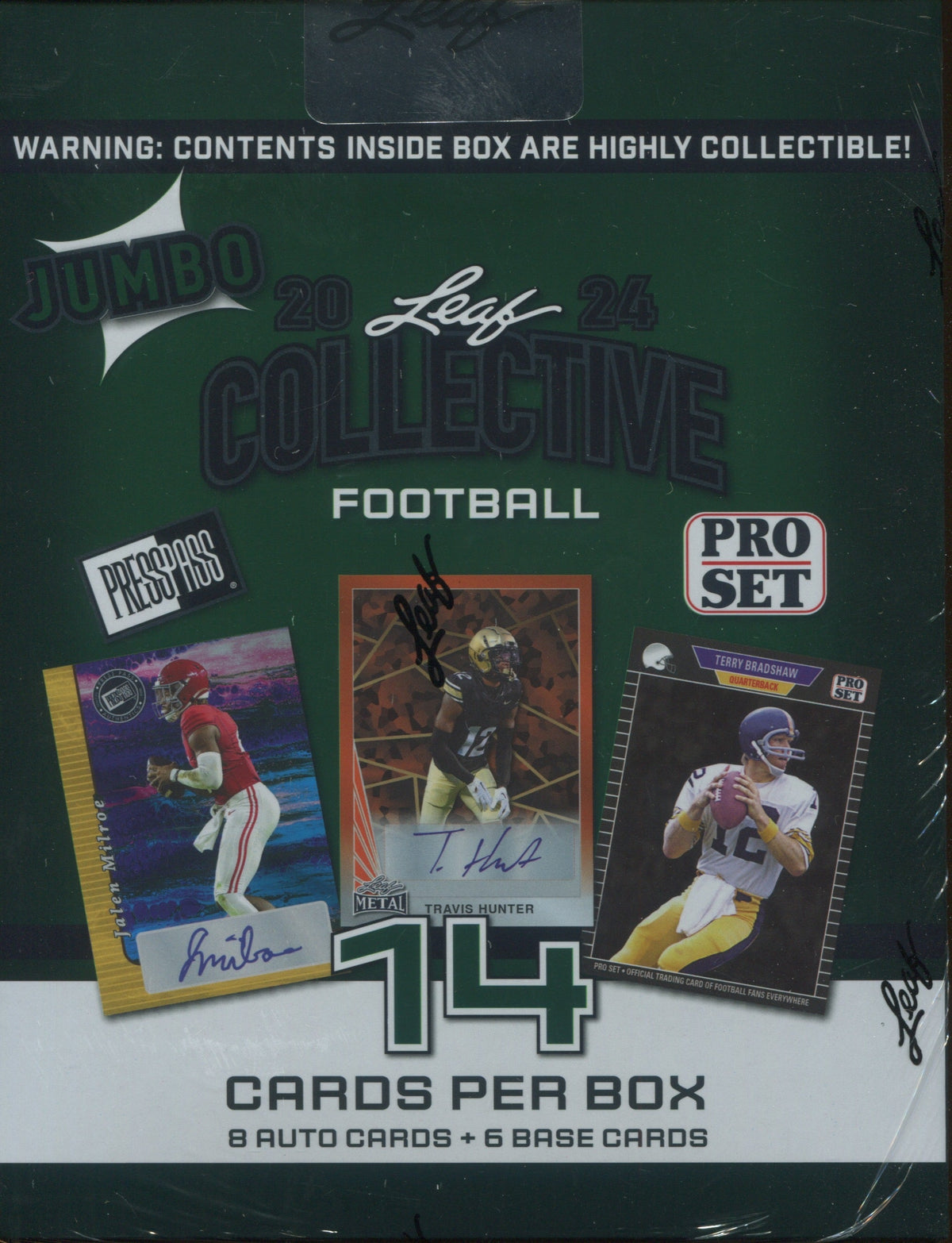 2024 Leaf Collective Football Jumbo, Box