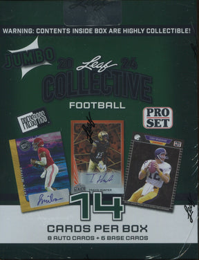 2024 Leaf Collective Football Jumbo, Box