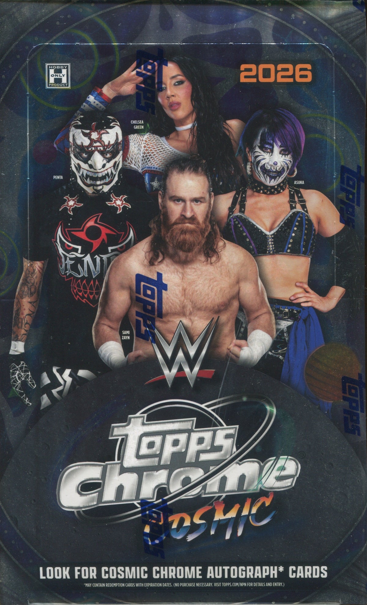2026 Topps Cosmic Chrome WWE Hobby, Box