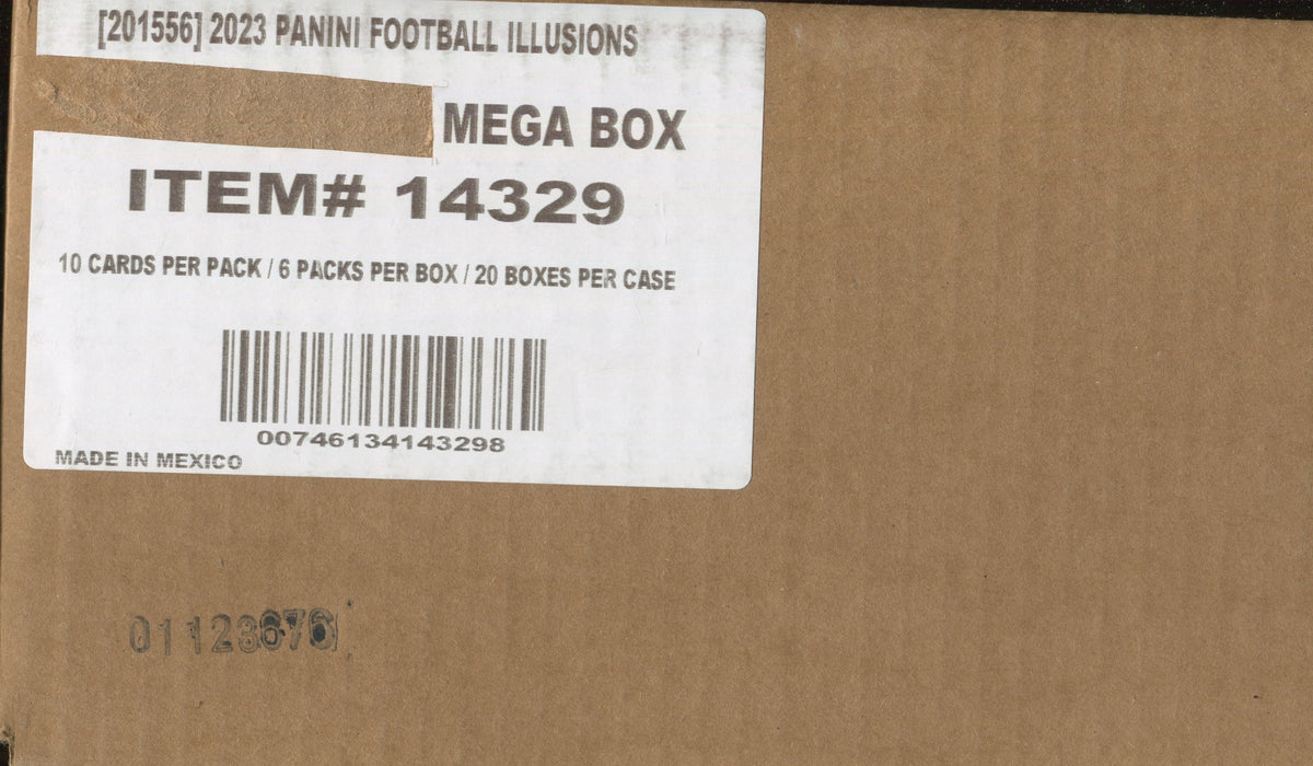 * Last Case * 2023 Panini Illusions Football Mega, 20 Box Case