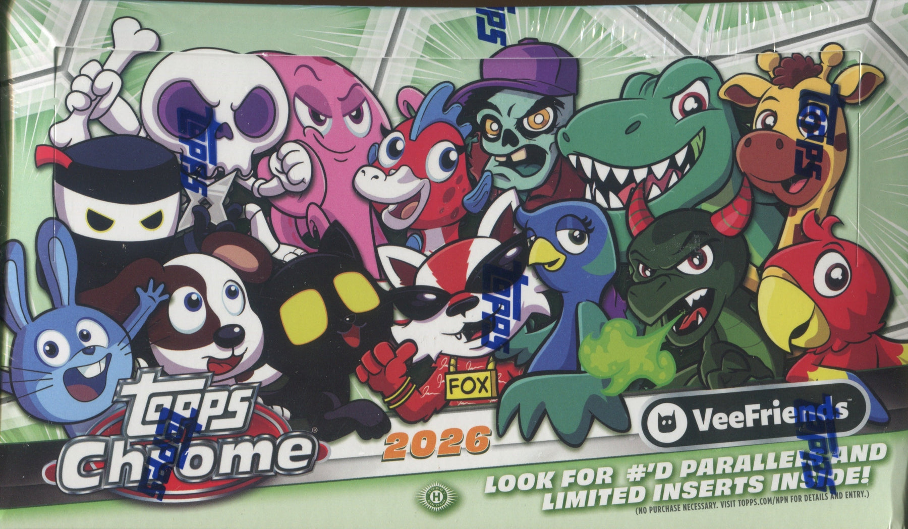2026 Topps VeeFriends Chrome Hobby, 12 Box Case