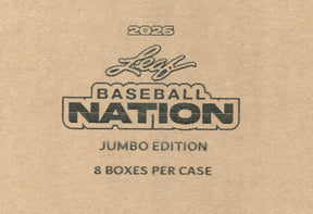 2026 Leaf Baseball Nation Jumbo, 8 Box Case