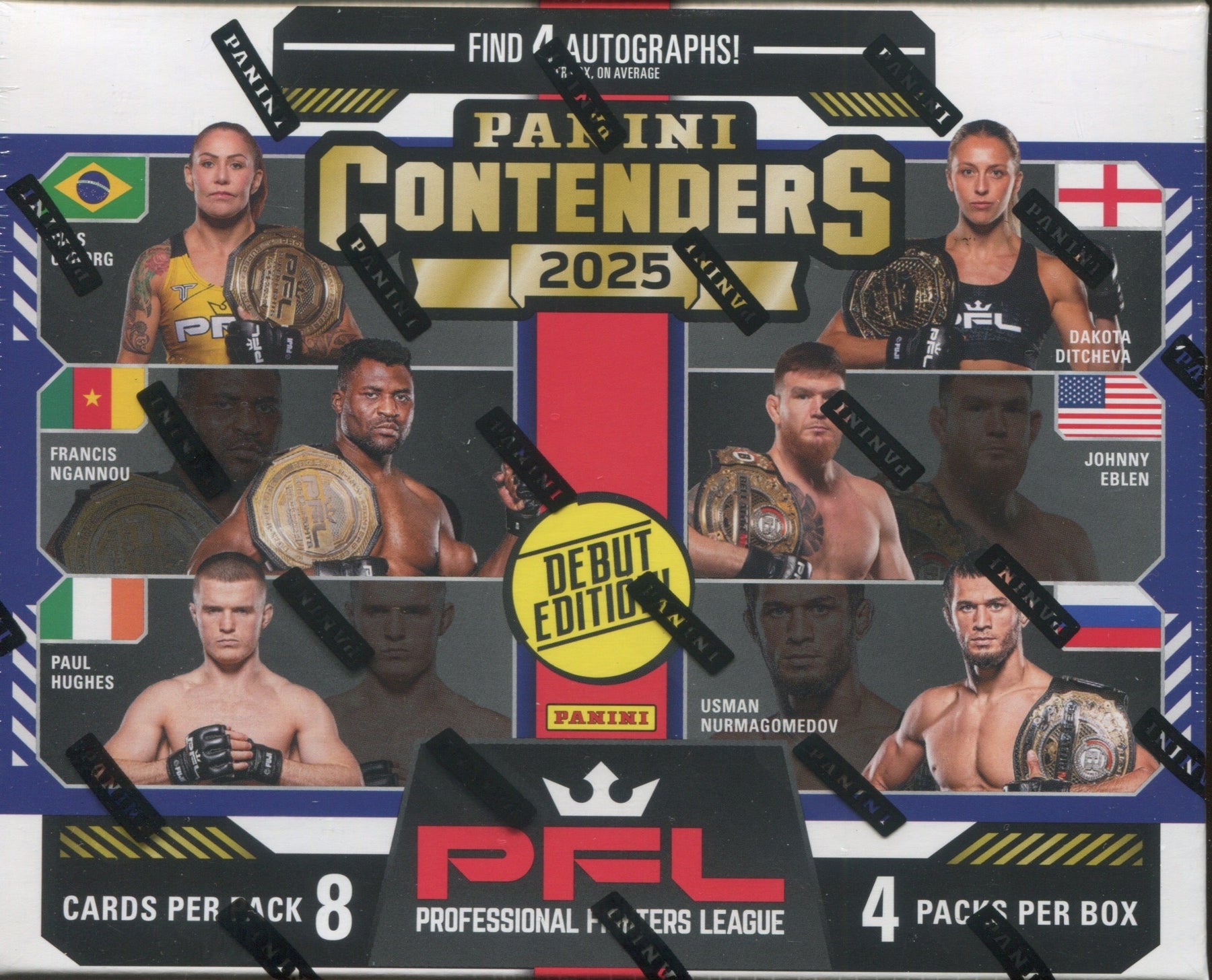 2025 Panini Contenders PFL Hobby, Box