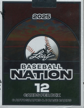 2025 Leaf Baseball Nation Hobby, Box