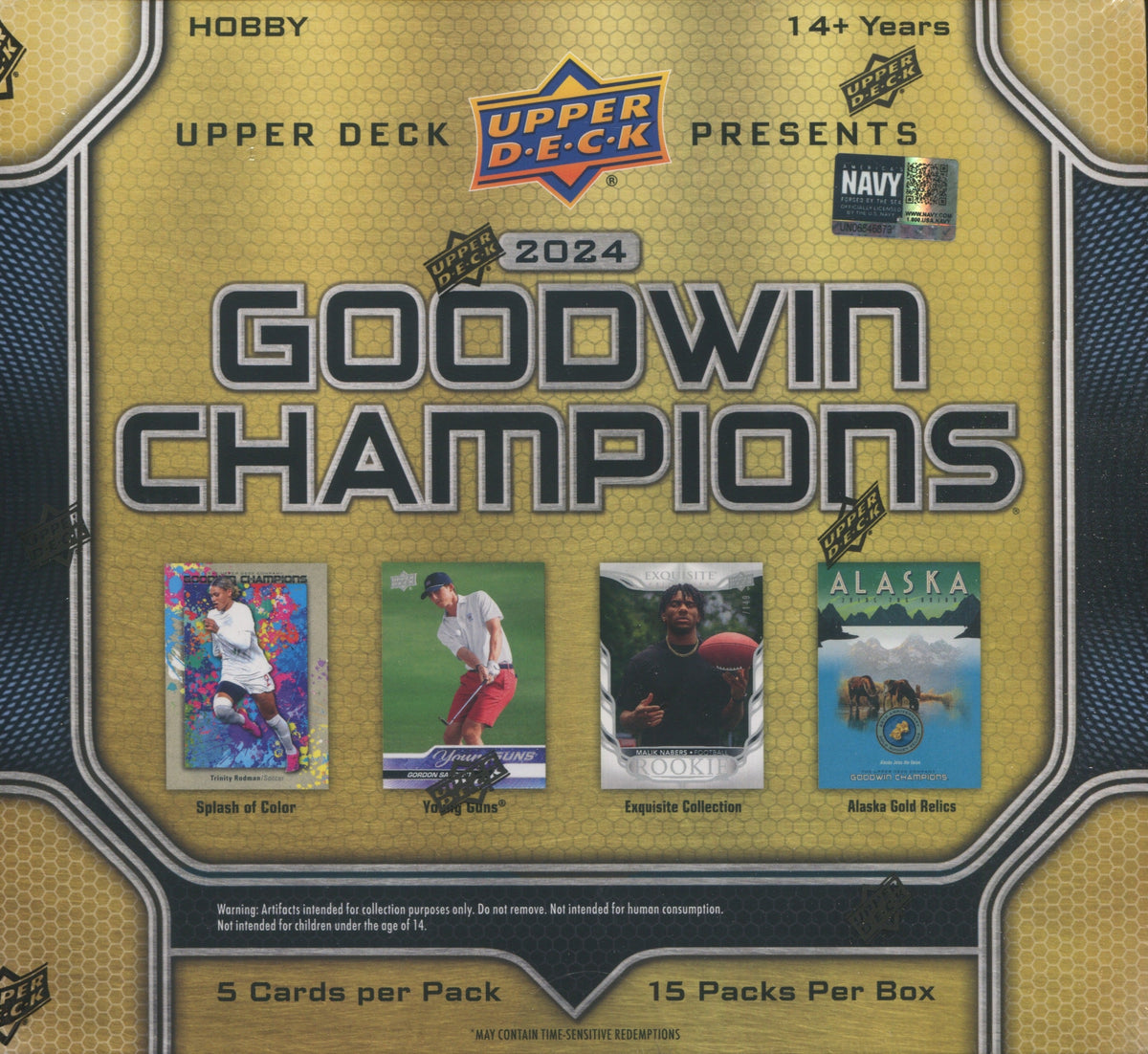 *LAST CASE* 2024 Upper Deck Goodwin Champions Multi-Sport Hobby, 16 Box Case