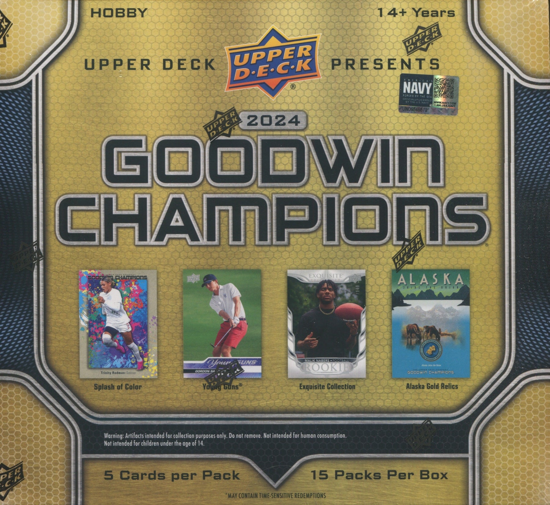 *LAST CASE* 2024 Upper Deck Goodwin Champions Multi-Sport Hobby, 16 Box Case