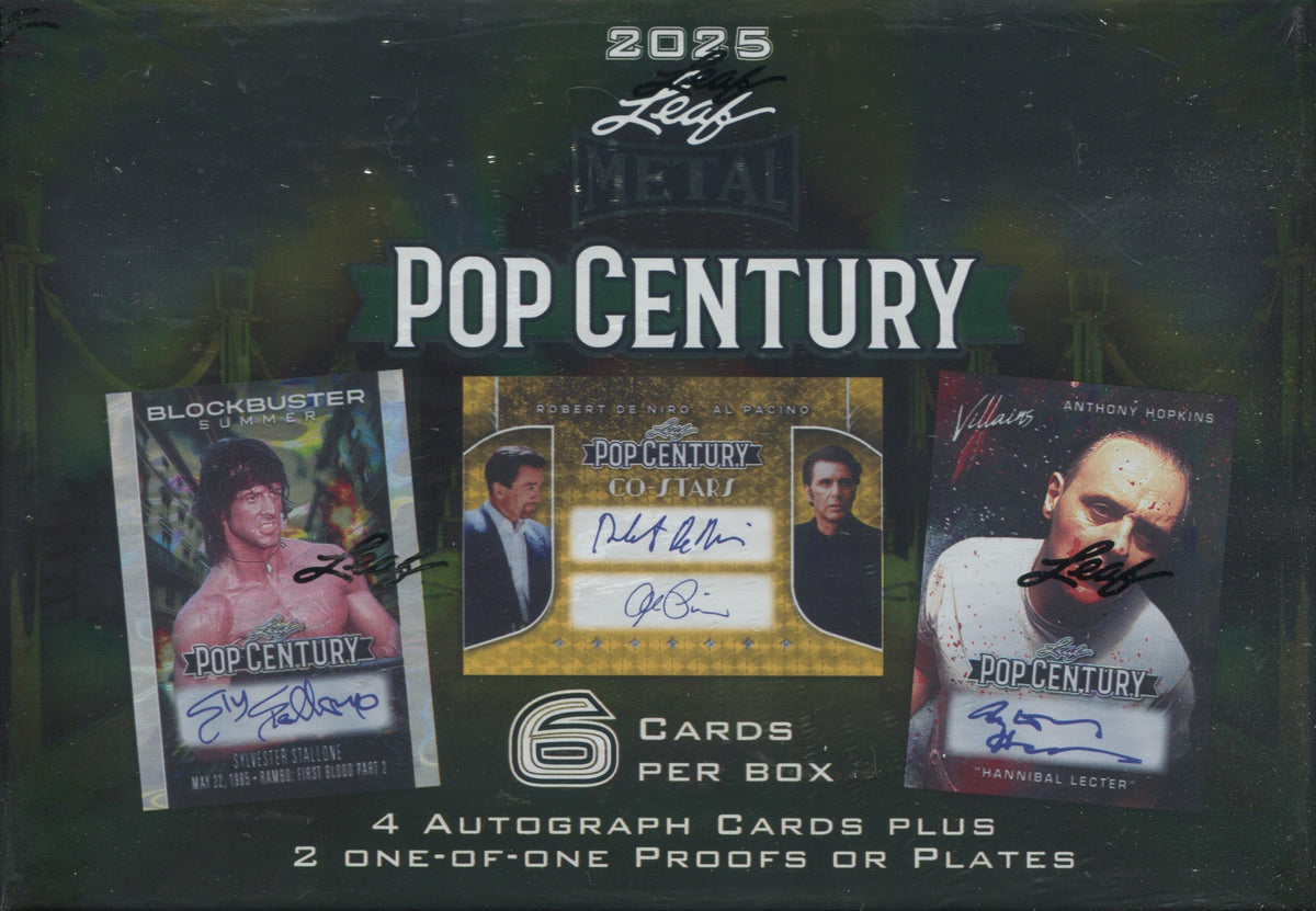 2025 Leaf Metal Pop Century Hobby, 10 Box Case