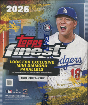 2026 Topps Finest Baseball Mega, Box