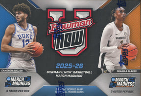 2025-26 Bowman University Now March Madness Basketball Hobby, Box