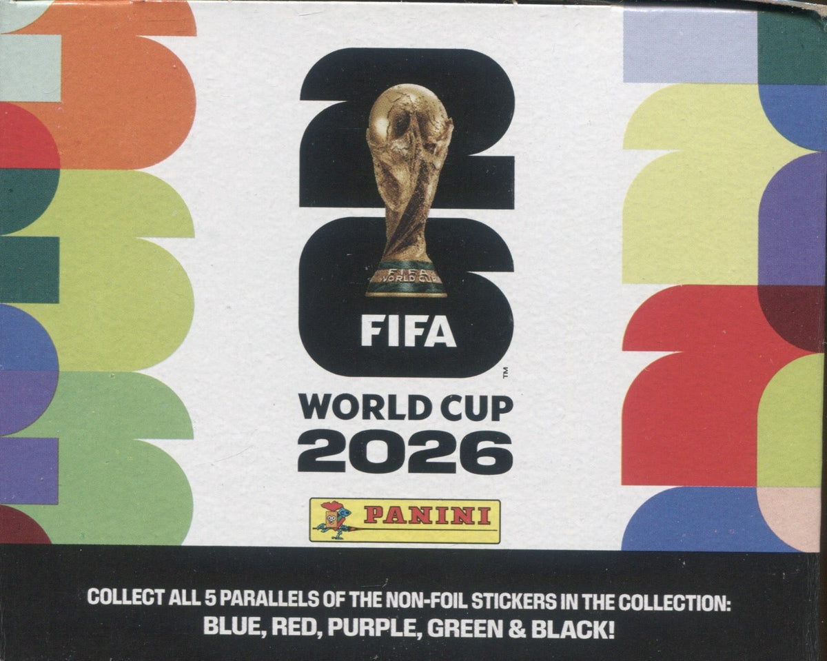 2026 Panini World Cup Soccer Stickers 25ct, Box