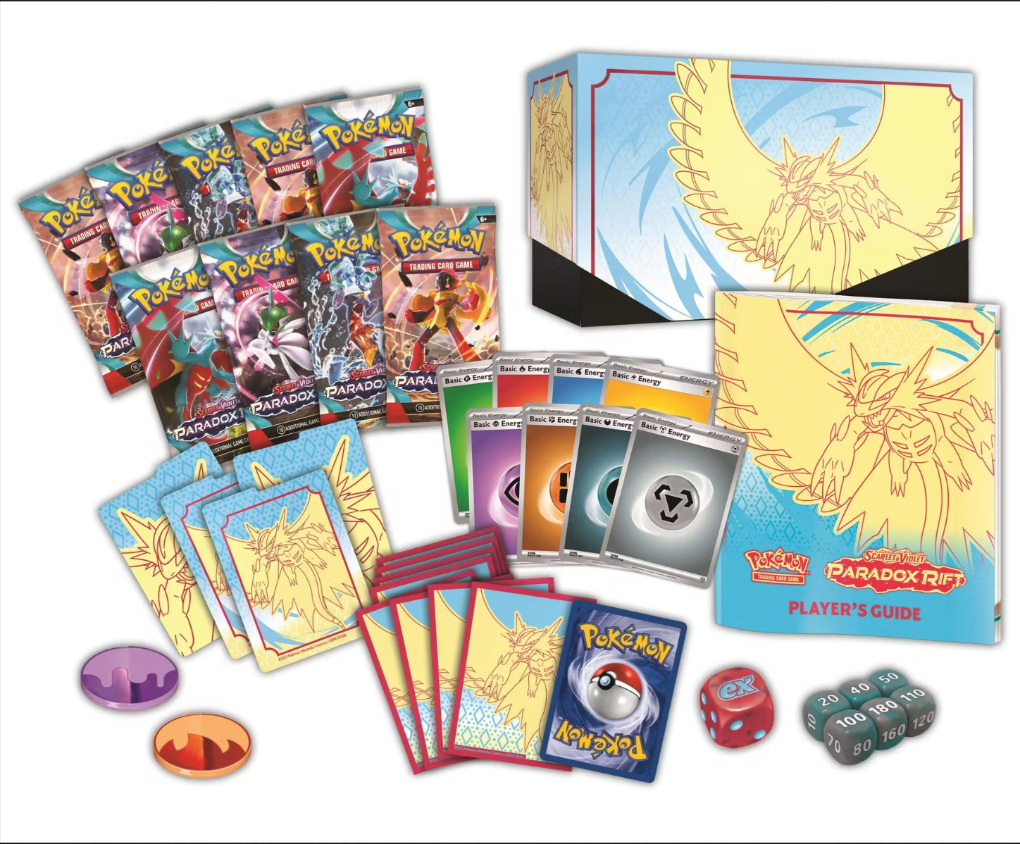 Pokemon Scarlet & Violet Paradox Rift ETB, 10 Elite Trainer Box Case
