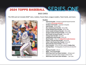 2024 Topps Series 1 Baseball Jumbo, Box