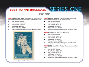 2024 Topps Series 1 Baseball Jumbo, Box
