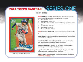 2024 Topps Series 1 Baseball Jumbo, Box