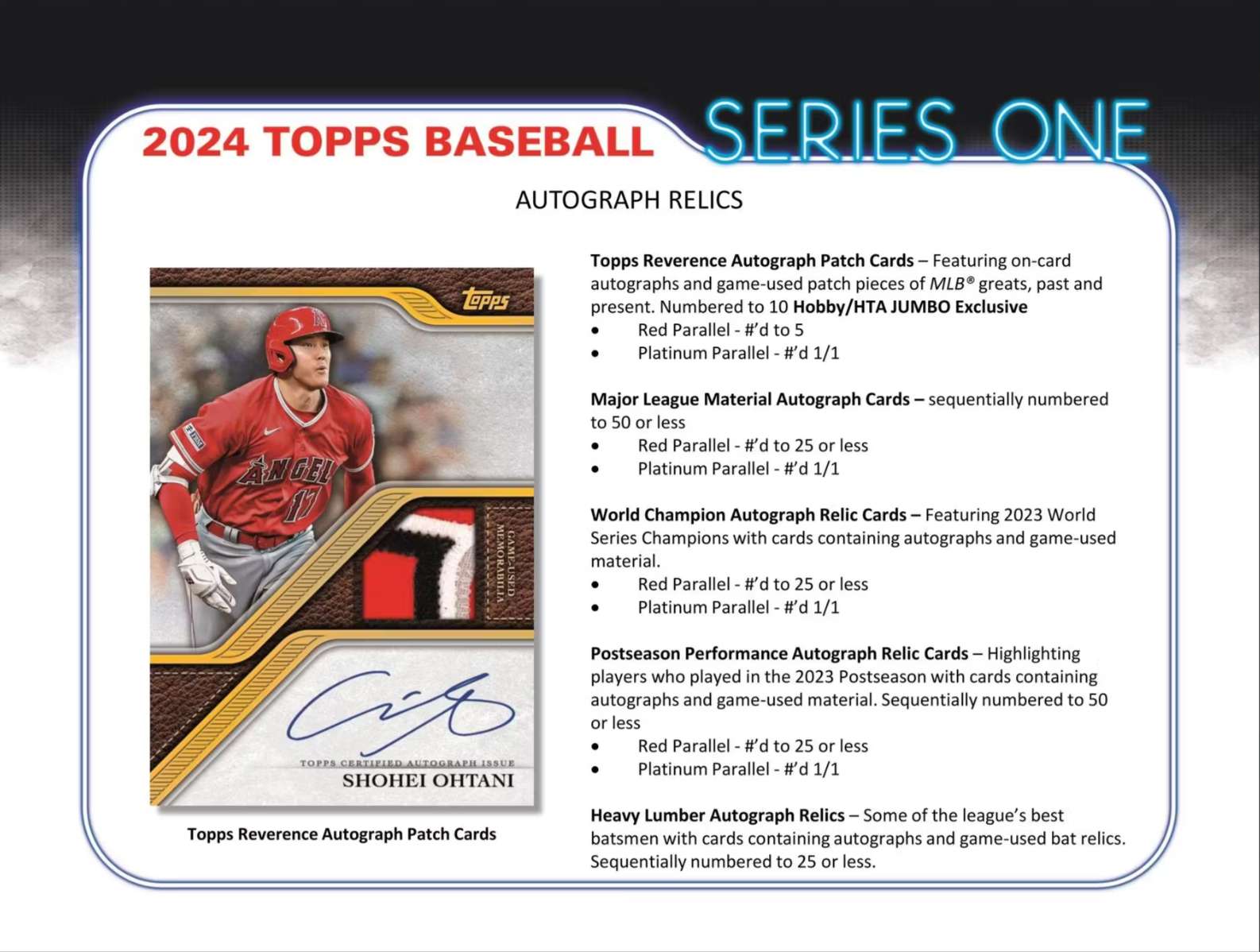 2024 Topps Series 1 Baseball Jumbo, Box