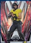 2024 Leaf Metal Football Hobby, 12 Box Case