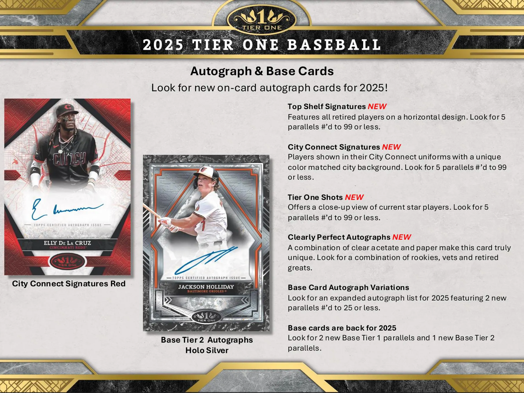 * Last Box * 2025 Topps Tier One Baseball Hobby, Box