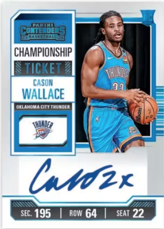 2023-24 Panini Contenders Basketball Hobby, Box