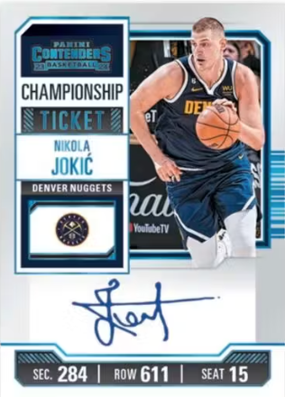 2023-24 Panini Contenders Basketball Hobby, Box
