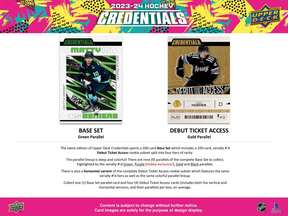 * Last Box * 2023-24 Upper Deck Credentials Hobby Hockey, Box
