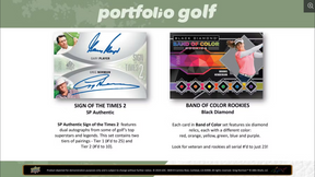 2024 Upper Deck Portfolio Golf Hobby, Box