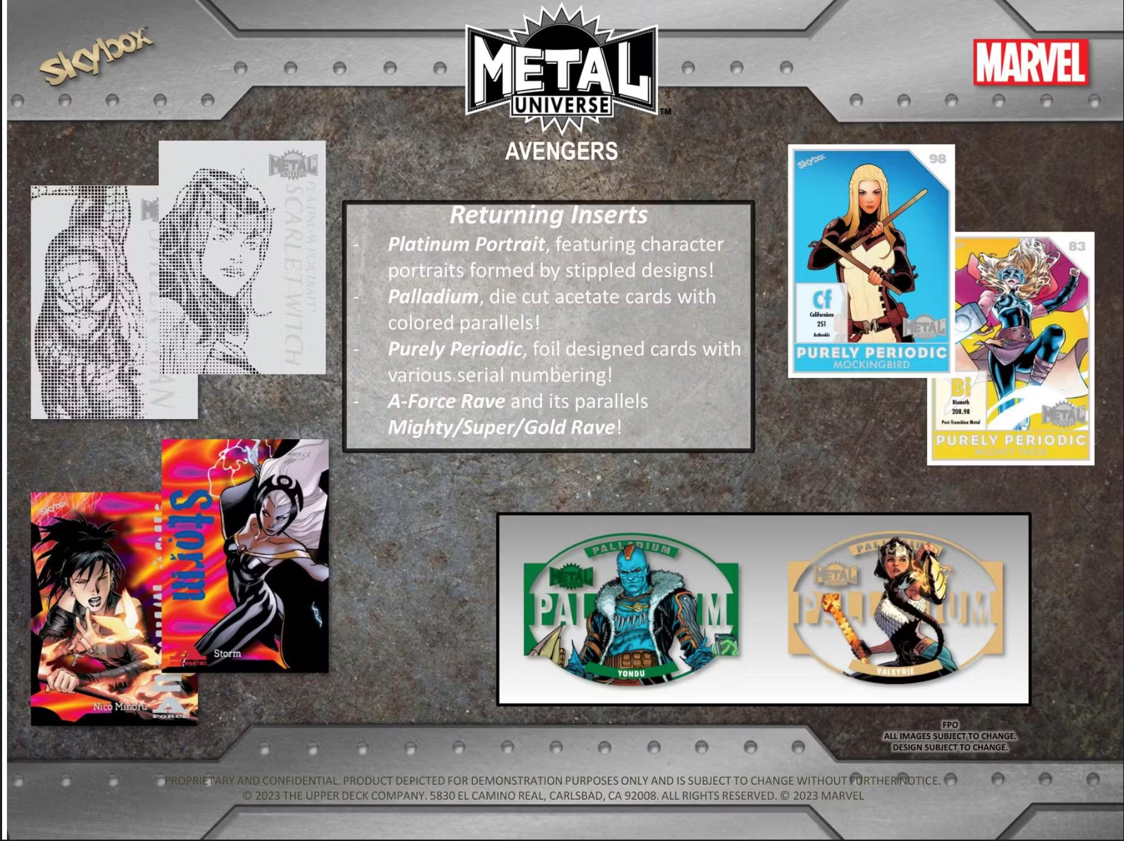 2024 Marvel Avengers Metal Universe, Hobby Box