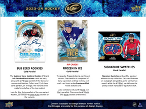 2023-24 Upper Deck Ice Hobby Hockey, 24 Box Master Case