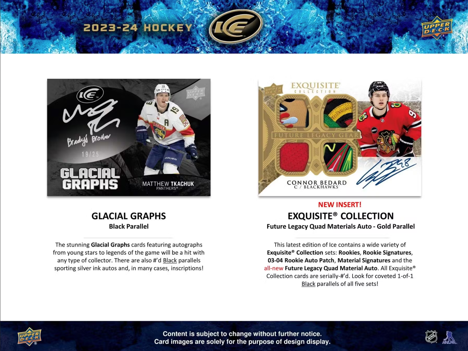 2023-24 Upper Deck Ice Hobby Hockey, Box