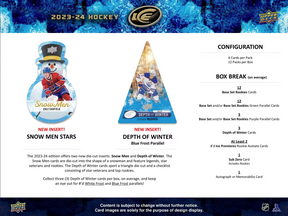 2023-24 Upper Deck Ice Hobby Hockey, 24 Box Master Case