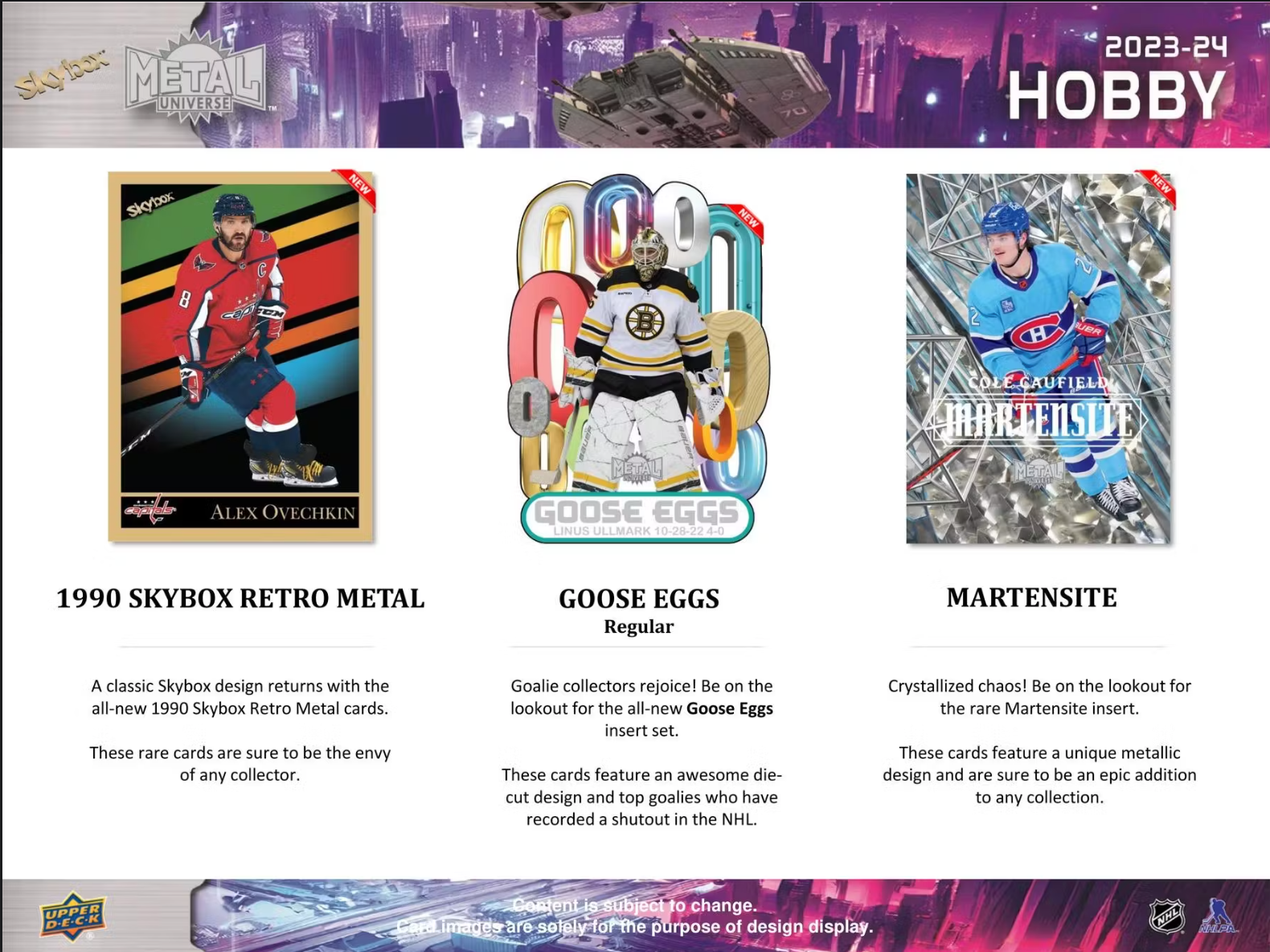 2023-24 Upper Deck Skybox Metal Universe Hockey Hobby, Box