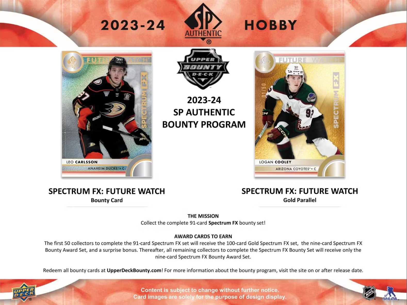 2023-24 Upper Deck SP Authentic Hockey Hobby, Box