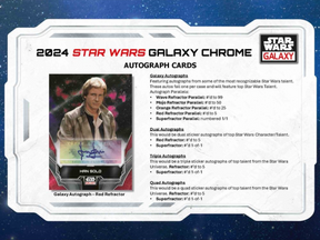 2024 Topps Star Wars Galaxy Chrome Hobby, Box