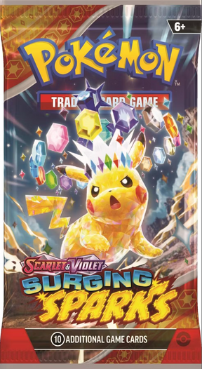 Pokemon Scarlet & Violet Surging Sparks, 6 Booster Box Case