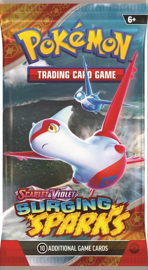 Pokemon Scarlet & Violet Surging Sparks, 6 Booster Box Case