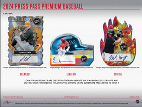 2024 Press Pass Premium Baseball Hobby, Box