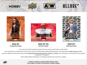 *LAST CASE* 2024 Upper Deck AEW Allure Wrestling Hobby, 9 Box Inner Case