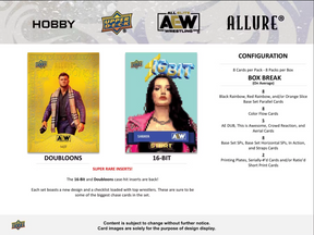 *LAST CASE* 2024 Upper Deck AEW Allure Wrestling Hobby, 9 Box Inner Case