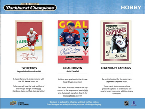 2023-24 Upper Deck Parkhurst Champions Hockey Hobby, Box
