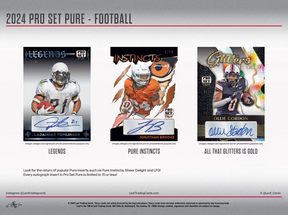 *LAST CASE* 2024 Pro Set Pure Football Hobby, 12 Box Case