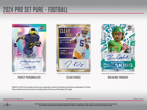 *LAST CASE* 2024 Pro Set Pure Football Hobby, 12 Box Case