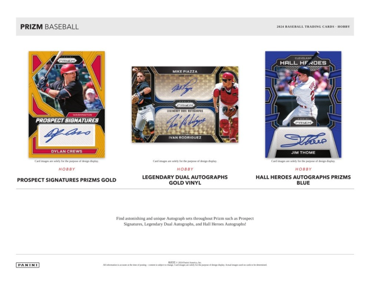 2024 Panini Prizm Baseball Hobby, Box