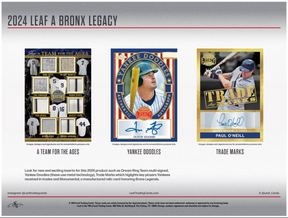 2024 Leaf A Bronx Legacy Baseball Series 2 Hobby, 10 Box Case