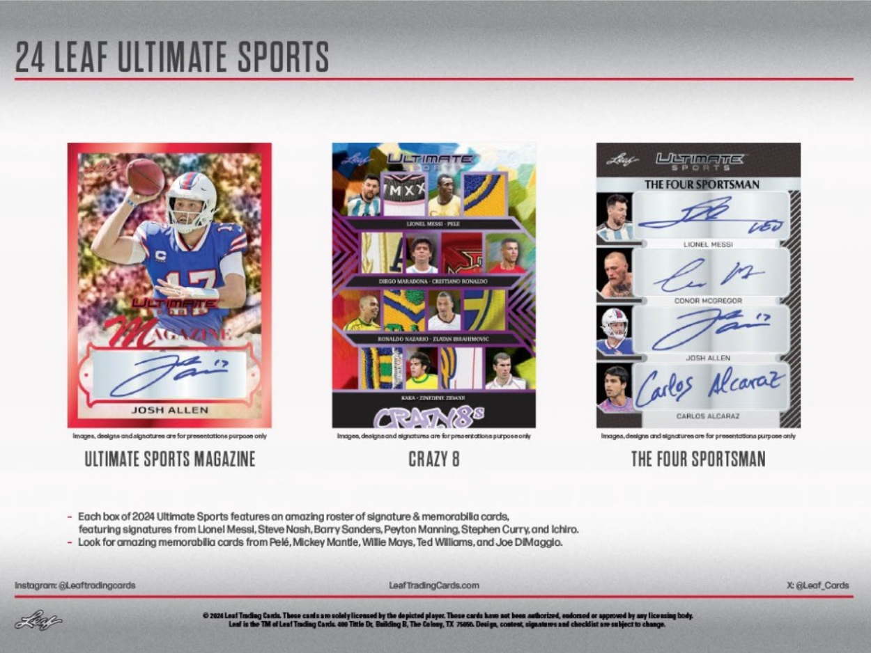 2024 Leaf Ultimate Sports Hobby, Box