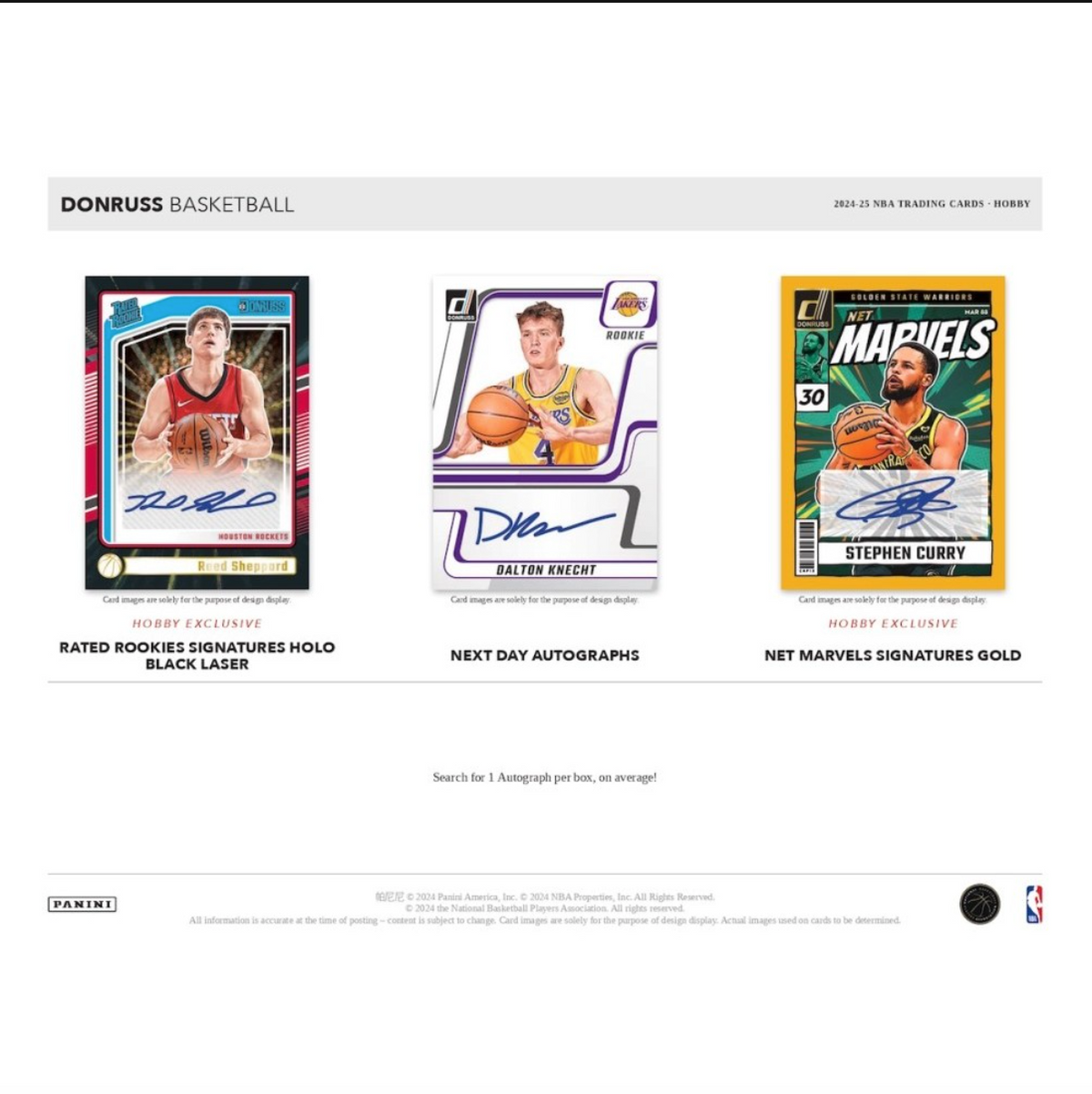 *LAST BOX* 2024-25 Panini Donruss Basketball Hobby, Box