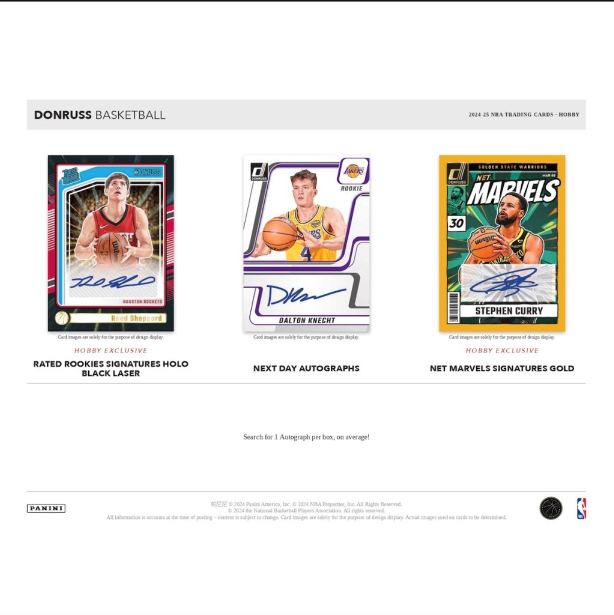 *LAST BOX* 2024-25 Panini Donruss Basketball Hobby, Box
