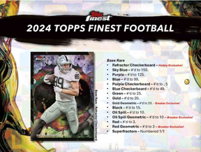 *LAST BOX* 2024 Topps Finest Football Hobby, Box