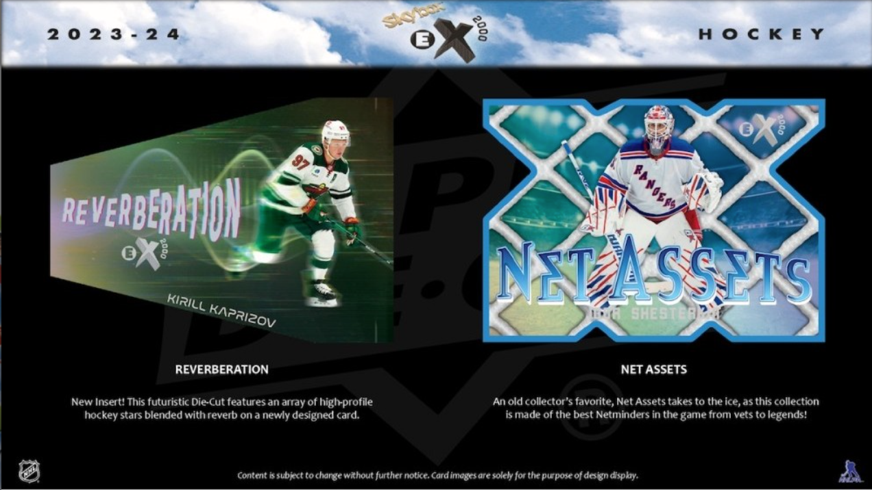 2023-24 Upper Deck Skybox E-X 2000 Hockey Hobby, 12 Box Case