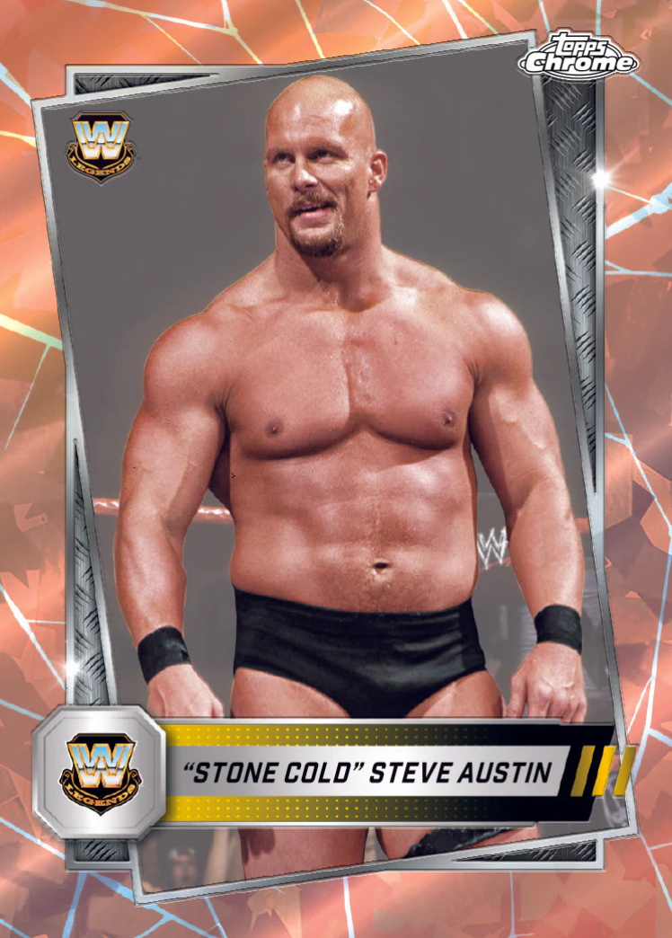 2025 Topps WWE Chrome Sapphire Edition Hobby, 10 Box Case