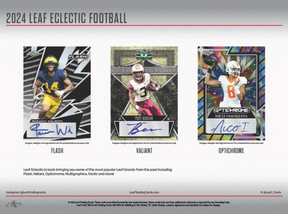* Last Box * 2024 Leaf Eclectic Football Jumbo, Box